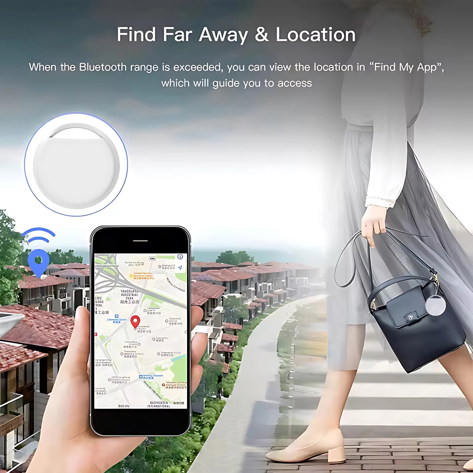 Localizzatore Smart Finder Bluetooth  (Non è un GPS)