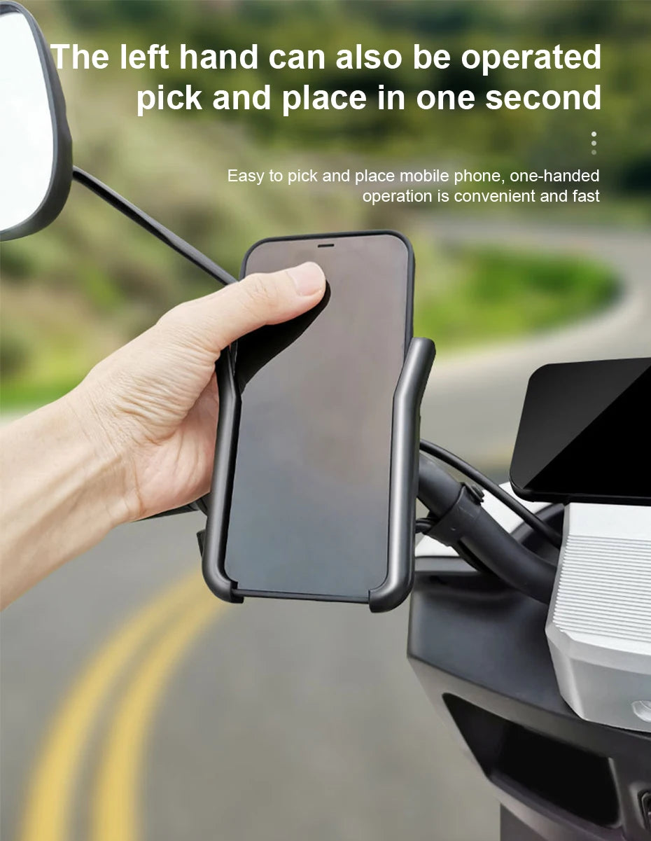 Supporto Cellulare Universale per Passeggino - Mani Libere e Rotazione 360° per Intrattenere il Bebè