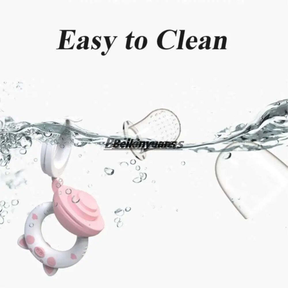 Ciuccio Porta Frutta in Silicone - Svezzamento Sicuro e Merenda Divertente per Neonati