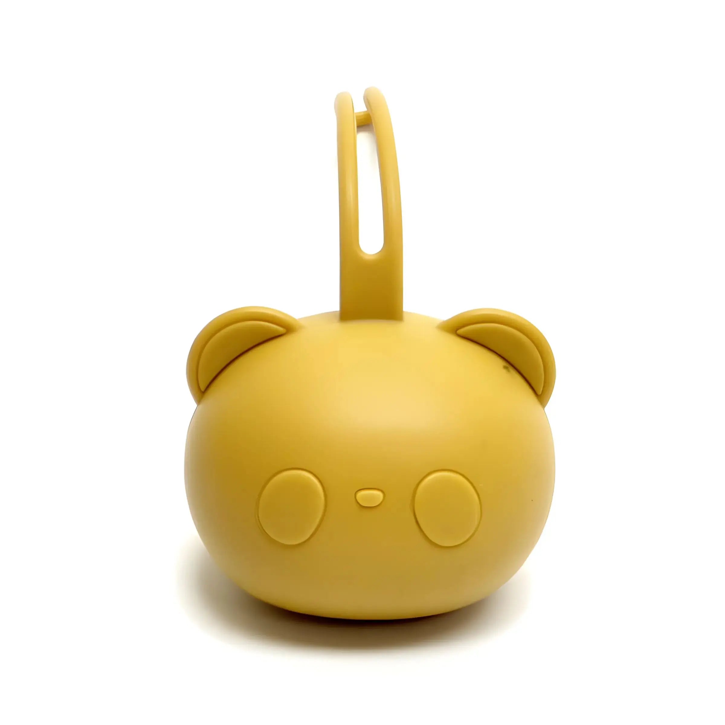 Porta Ciuccio in Silicone a Forma di Orsetto – Custodia Igienica da Viaggio, Morbida e Lavabile, per Succhietti Neonati