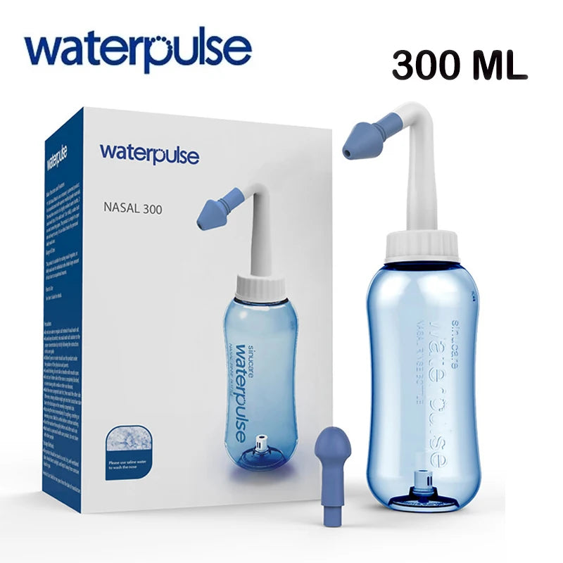 Irrigatore Nasale 300ml/500ml - Lavaggio Naso Sicuro per Congestione, Allergie e Rinite Bambini e Adulti